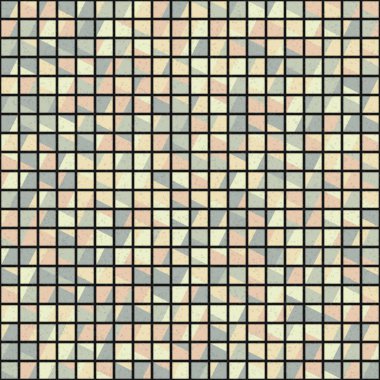 Soyut Geometrik Desen üretken hesaplama sanatı çizimi