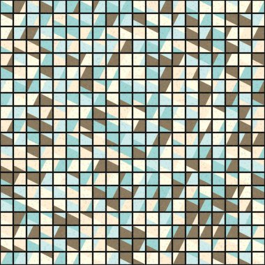 Soyut Geometrik Desen üretken hesaplama sanatı çizimi