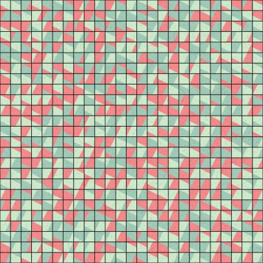 Soyut Geometrik Desen üretken hesaplama sanatı çizimi