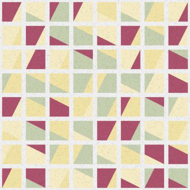 Soyut Geometrik Desen üretken hesaplama sanatı çizimi