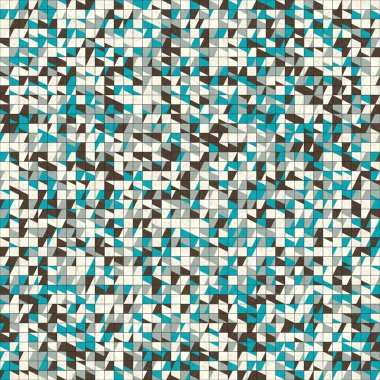 Soyut Geometrik Desen üretken hesaplama sanatı çizimi