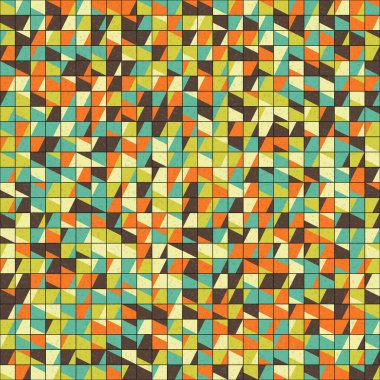 Soyut Geometrik Desen üretken hesaplama sanatı çizimi