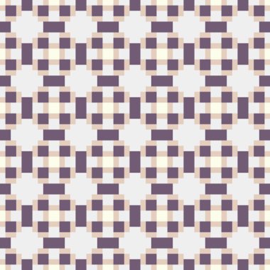 Soyut Geometrik Desen, üretken hesaplama sanatı çizimi 