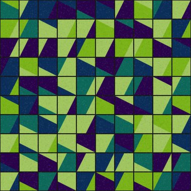 Soyut Geometrik Desen üretken hesaplama sanatı çizimi