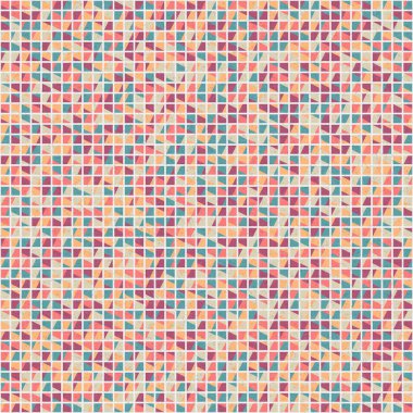 Soyut Geometrik Desen üretken hesaplama sanatı çizimi