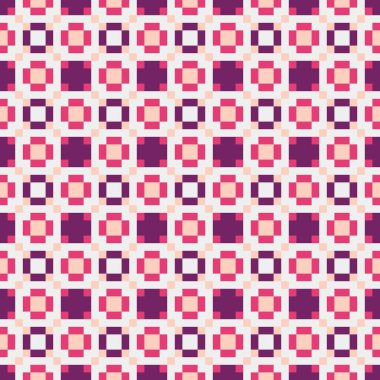 Soyut Geometrik Desen, üretken hesaplama sanatı çizimi 