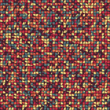 Soyut Geometrik Desen üretken hesaplama sanatı çizimi