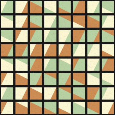 Soyut Geometrik Desen üretken hesaplama sanatı çizimi