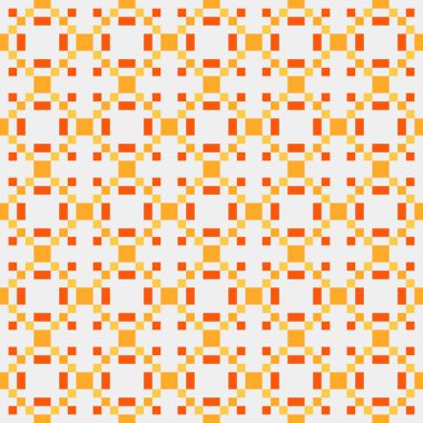 Soyut çapraz desenli üretken hesaplama sanatı çizimi