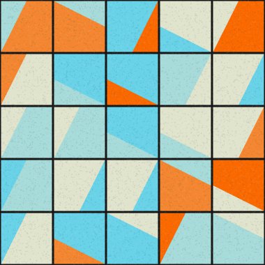 Soyut Geometrik Desen üretken hesaplama sanatı çizimi