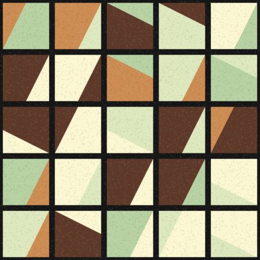 Soyut Geometrik Desen üretken hesaplama sanatı çizimi