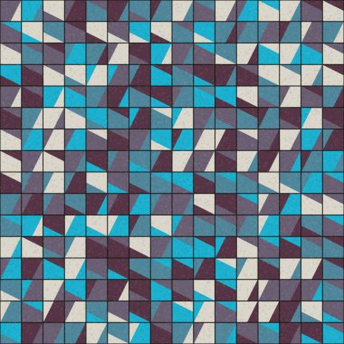 Soyut Geometrik Desen üretken hesaplama sanatı çizimi