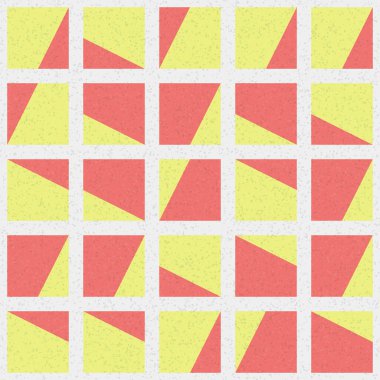 Soyut Geometrik Desen üretken hesaplama sanatı çizimi