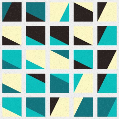 Soyut Geometrik Desen üretken hesaplama sanatı çizimi