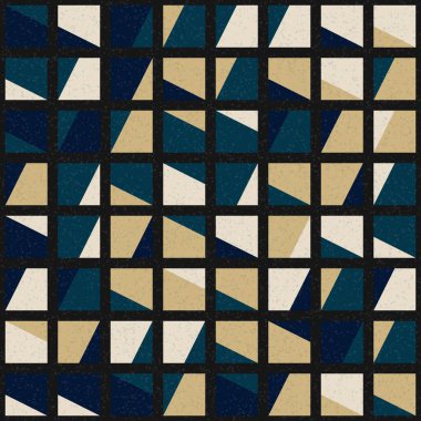 Soyut Geometrik Desen üretken hesaplama sanatı çizimi