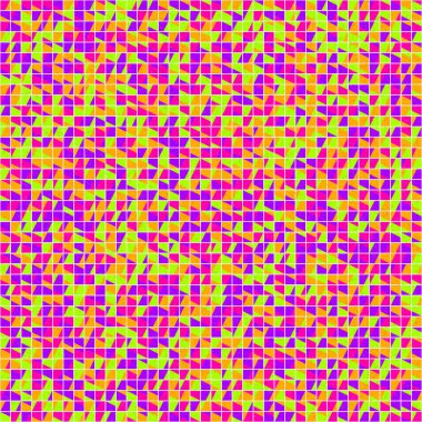 Soyut Geometrik Desen üretken hesaplama sanatı çizimi