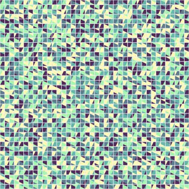 Soyut Geometrik Desen üretken hesaplama sanatı çizimi