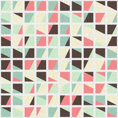 Soyut Geometrik Desen üretken hesaplama sanatı çizimi