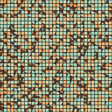 Soyut Geometrik Desen üretken hesaplama sanatı çizimi