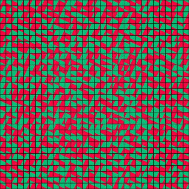 Soyut Geometrik Desen üretken hesaplama sanatı çizimi