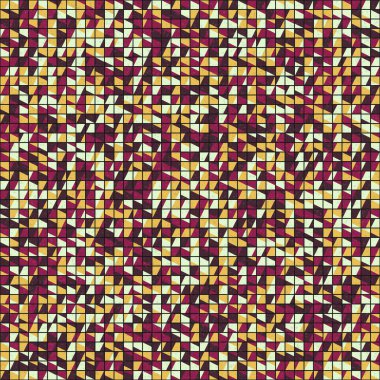 Soyut Geometrik Desen üretken hesaplama sanatı çizimi