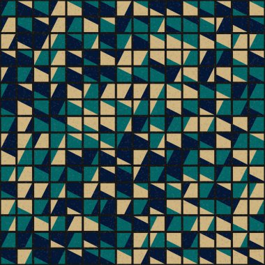 Soyut Geometrik Desen üretken hesaplama sanatı çizimi