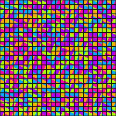 Soyut Geometrik Desen üretken hesaplama sanatı çizimi