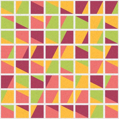 Soyut Geometrik Desen üretken hesaplama sanatı çizimi