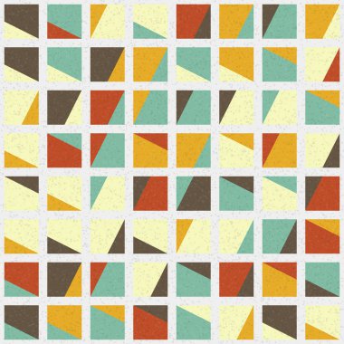 Soyut Geometrik Desen üretken hesaplama sanatı çizimi