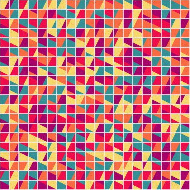 Soyut Geometrik Desen üretken hesaplama sanatı çizimi