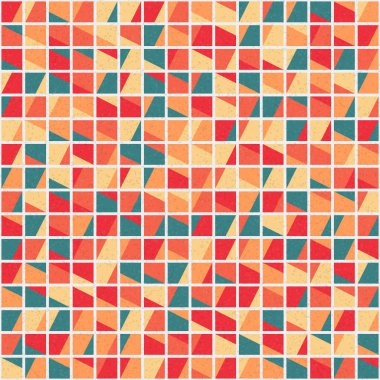 Soyut Geometrik Desen üretken hesaplama sanatı çizimi