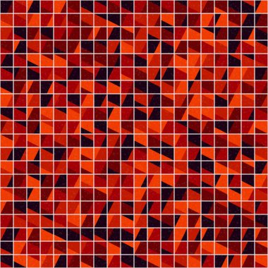 Soyut Geometrik Desen üretken hesaplama sanatı çizimi