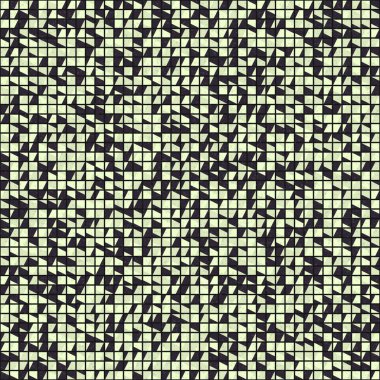 Soyut Geometrik Desen üretken hesaplama sanatı çizimi