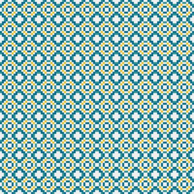 Soyut çapraz desenli üretken hesaplama sanatı çizimi