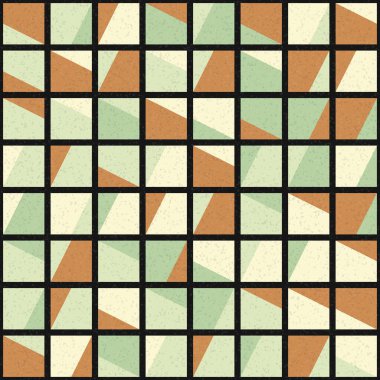 Soyut Geometrik Desen üretken hesaplama sanatı çizimi