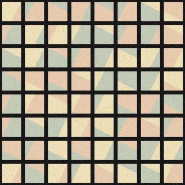 Soyut Geometrik Desen üretken hesaplama sanatı çizimi