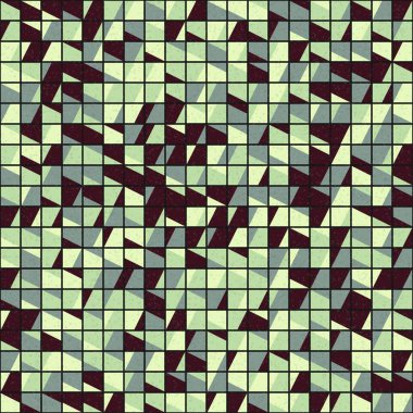 Soyut Geometrik Desen üretken hesaplama sanatı çizimi