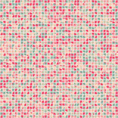 Soyut Geometrik Desen üretken hesaplama sanatı çizimi