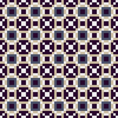 Soyut Geometrik Desen, üretken hesaplama sanatı çizimi 