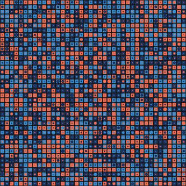 Soyut Geometrik Desen Sanat Çizimi