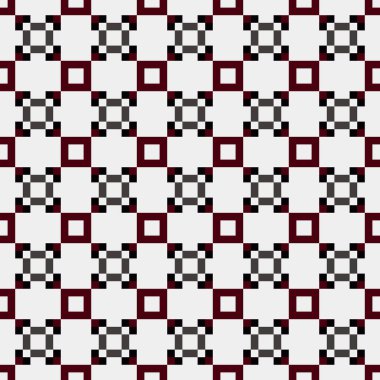 Soyut çapraz desenli üretken hesaplama sanatı çizimi