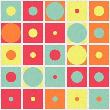 Soyut Geometrik Desen Sanat Çizimi