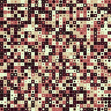 Soyut Geometrik Desen Sanat Çizimi