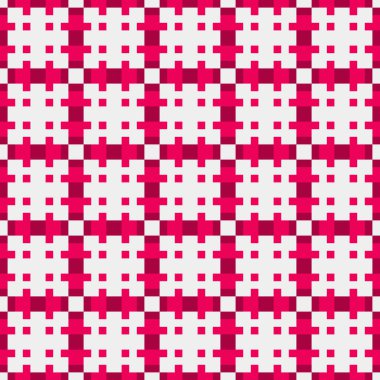 Soyut çapraz desenli üretken hesaplama sanatı çizimi