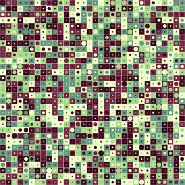 Soyut Geometrik Desen Sanat Çizimi