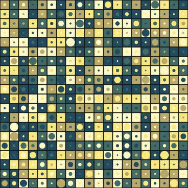 Soyut Geometrik Desen Sanat Çizimi