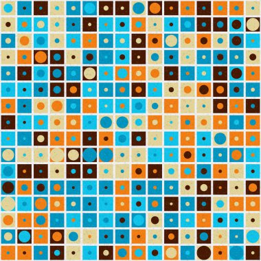 Soyut Geometrik Desen Sanat Çizimi