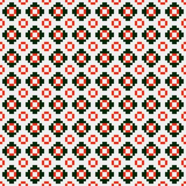 Soyut çapraz desenli üretken hesaplama sanatı çizimi