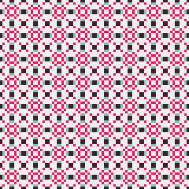 Soyut çapraz desenli üretken hesaplama sanatı çizimi