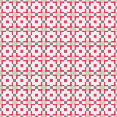 Soyut çapraz desenli üretken hesaplama sanatı çizimi